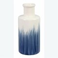 Youngs Ceramic Blue Coastal Vase 62026